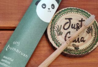 bamboo toothbrush with packaging