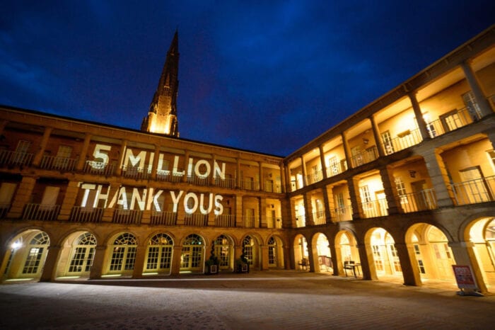 The Piece Hall has now welcomed 5 million visitors